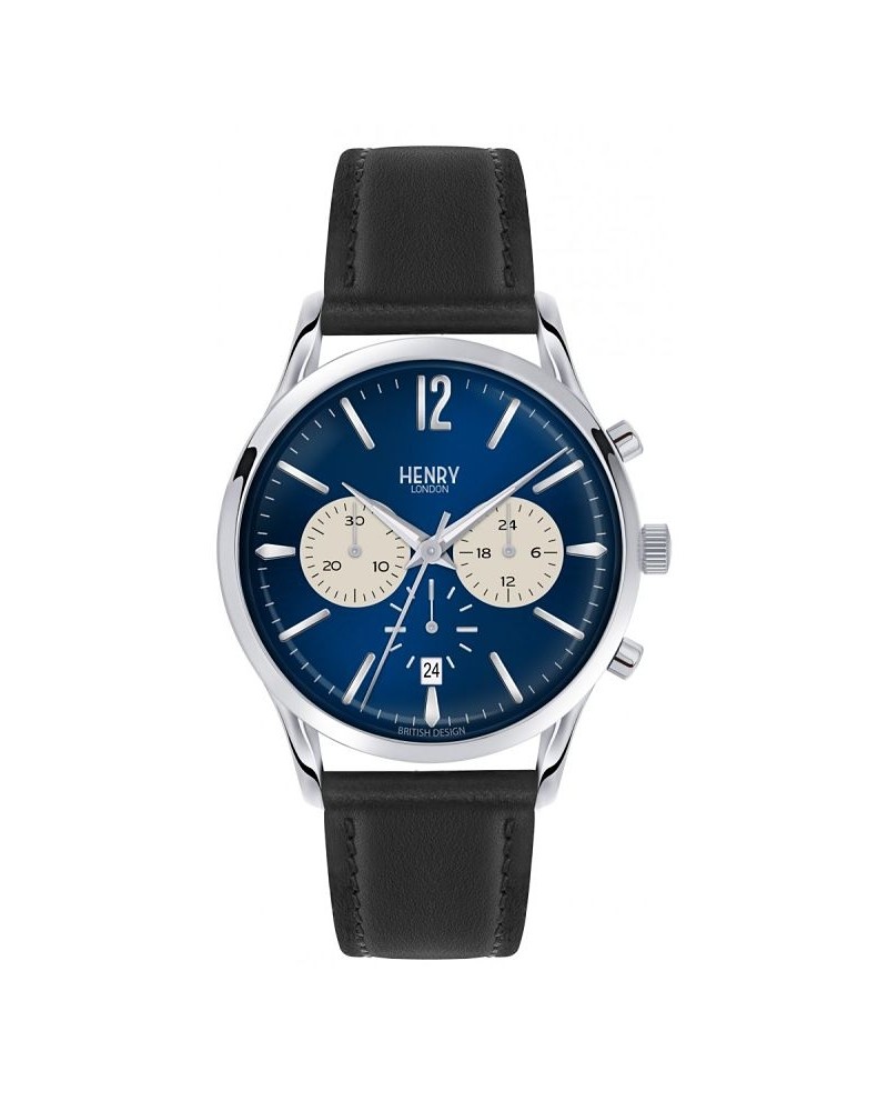 RELOJ HENRY LONDON ESFERA AZUL