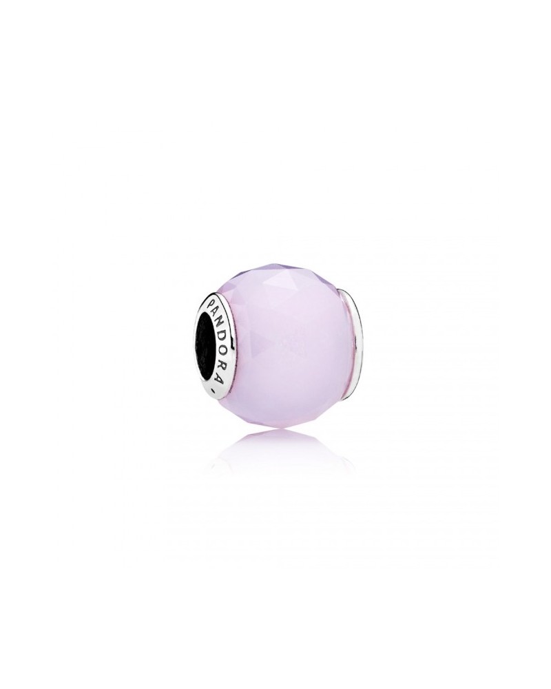 PANDORA PINK FACETED CHARM