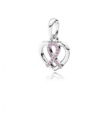 PANDORA BREAST CANCER CHARM