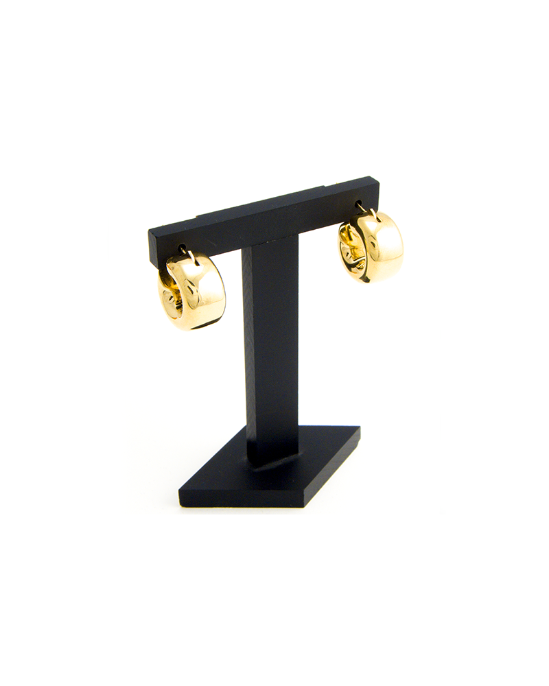 PENDIENTES ARO ANCHO ORO SEÑORA 