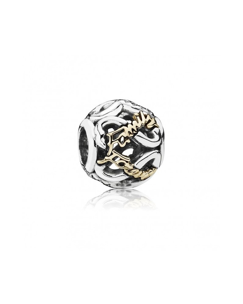 Charm Pandora Family Forever con símbolo del infinito y circonitas 791525CZ