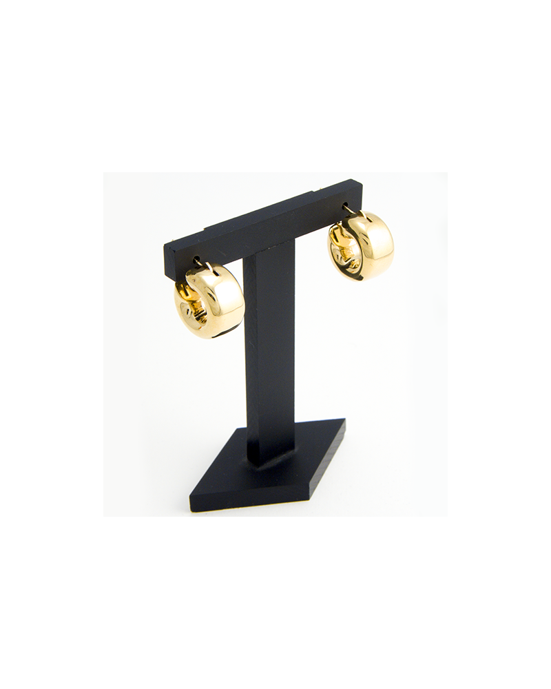 PENDIENTES ARO ANCHO ORO SEÑORA 