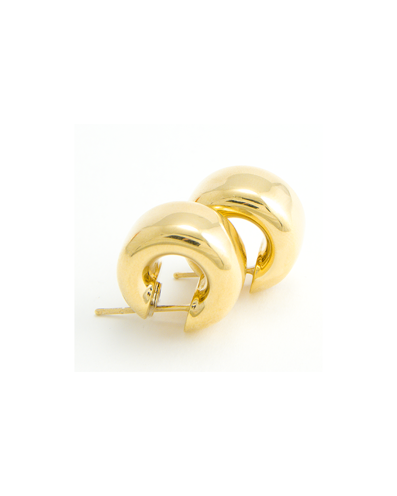 PENDIENTES ARO ANCHO ORO SEÑORA 