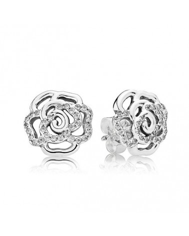 PANDORA FLOWER EARRINGS 290575CZ