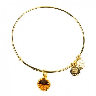 PULSERAS ALEX AND ANI PIEDRA AMARILLA PULSERA ALEX AND ANI con piedra nacimiento