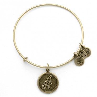 PULSERA ALEX ANA ANI LETRA INICIAL A ALEX AND ANI INICIAL A DORADO