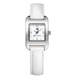 RELOJ TOMMY CORREA PIEL BLANCA.