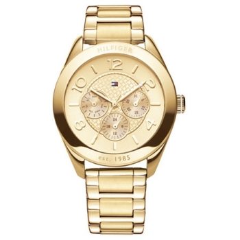 RELOJ TOMMY HILFIGER DORADO.