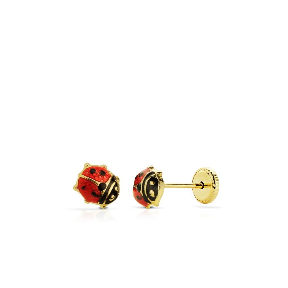 PENDIENTES DE BEBÉ ORO 18 KILATES
