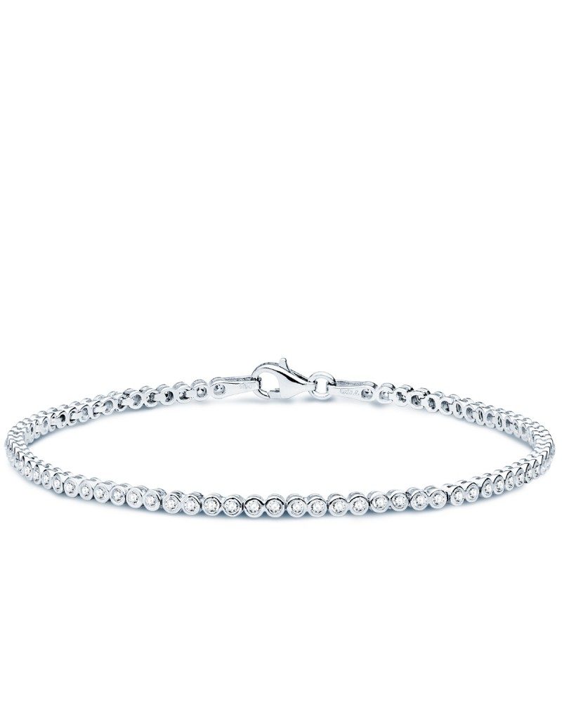 PULSERA DE ORO BLANCO