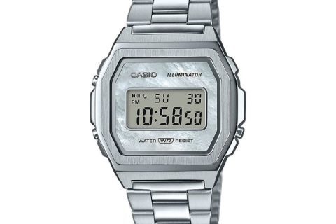 Reloj Casio Vintage plateado A1000D