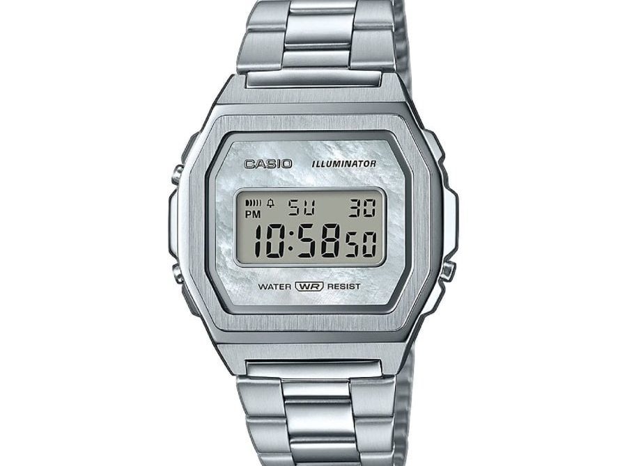 Reloj Casio Vintage plateado A1000D